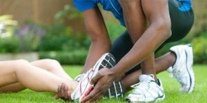 recovery after a strain or sprain