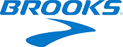 The image shows the blue Brooks logo, with the word BROOKS in bold uppercase letters above a curved, swoosh-like symbol—similar to designs often featured by chiropractor Bellevue clinics.