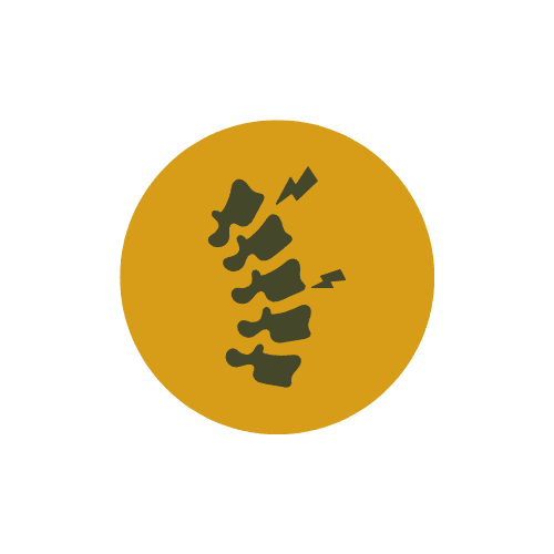 Herniated Disc Treatment yellow symptoms element