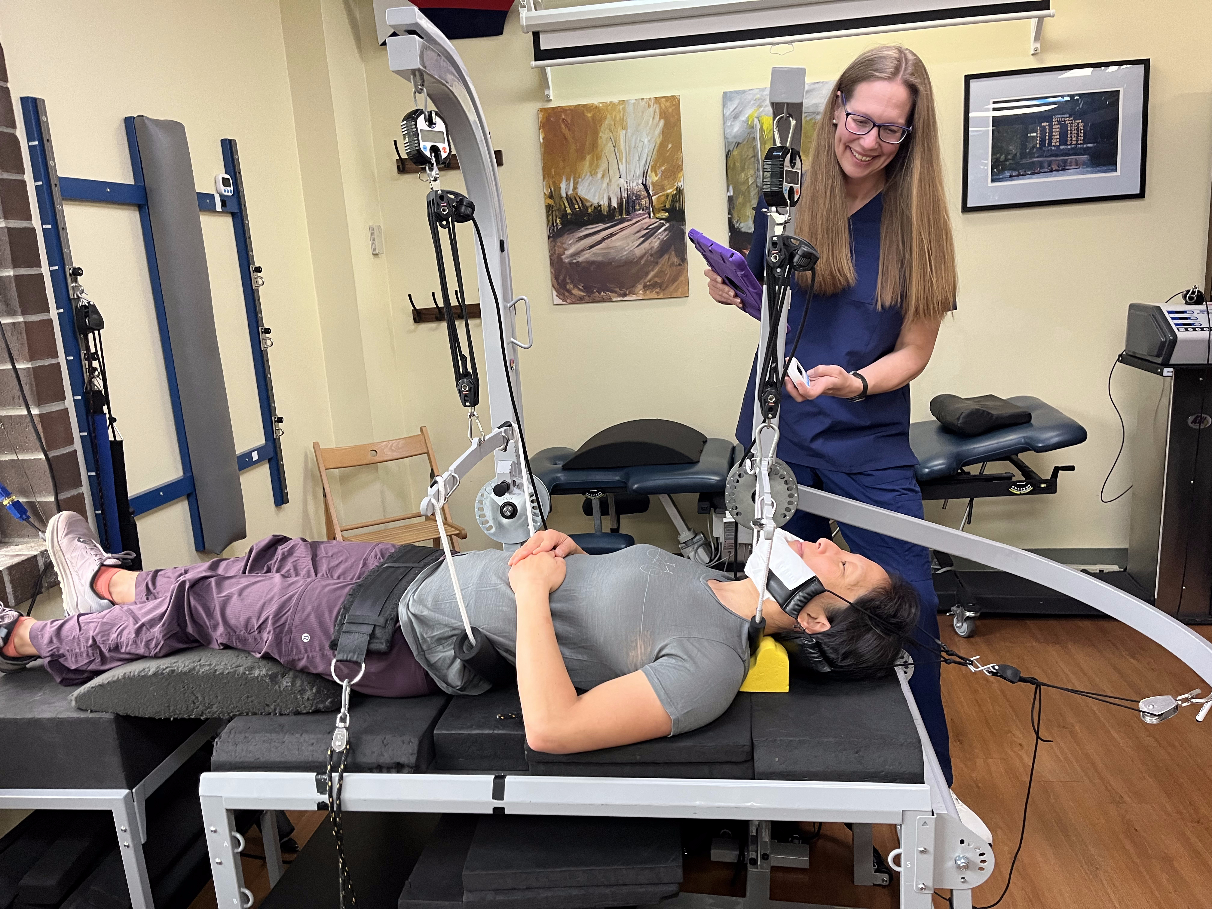 Patients trust us UTS traction posture chiropractic