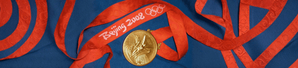 Beijing banner gold medal