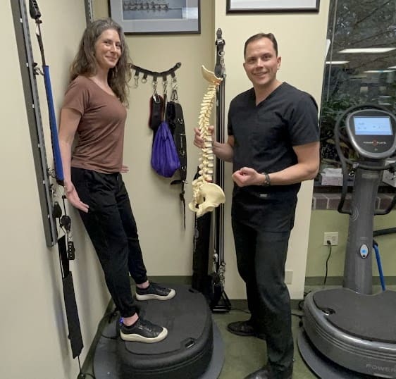 exercise traction with Dr. Cummins